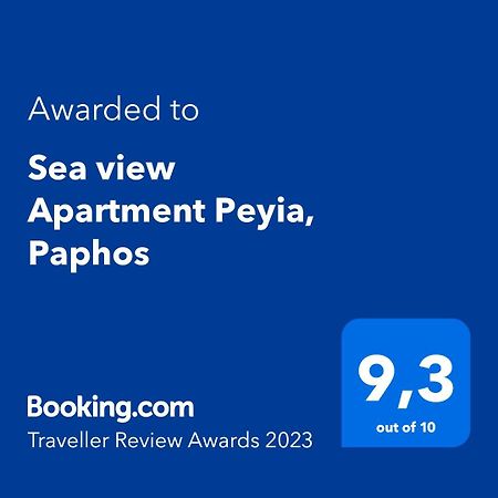 Sea View Apartment Peyia, Paphos Exteriör bild